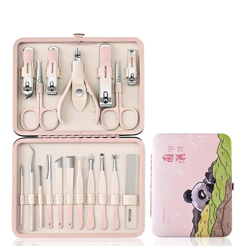 10/18 Stuks Oosterse Stijl Manicure Set Pedicure Sets Nagelknipper Van Hoge Kwaliteit Staal Professionele Nagelsnijders Gereedschap Voor Thuis