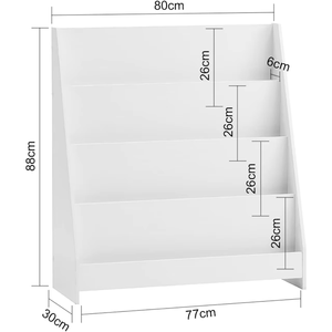 Özel vitrin rafı dekorasyon kitap standı ahşap açık kitaplık depolama çocuk Bookends kitaplık - Product Image 3