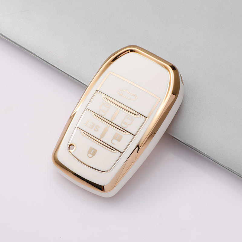 6 Button White