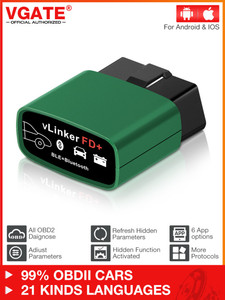 Vgate-herramienta de diagnóstico de coche, accesorio vLinker FD WIFI ELM327 V2.2 IOS Android OBD2 escáner Vlinker BT 3,0 - Product Image 2