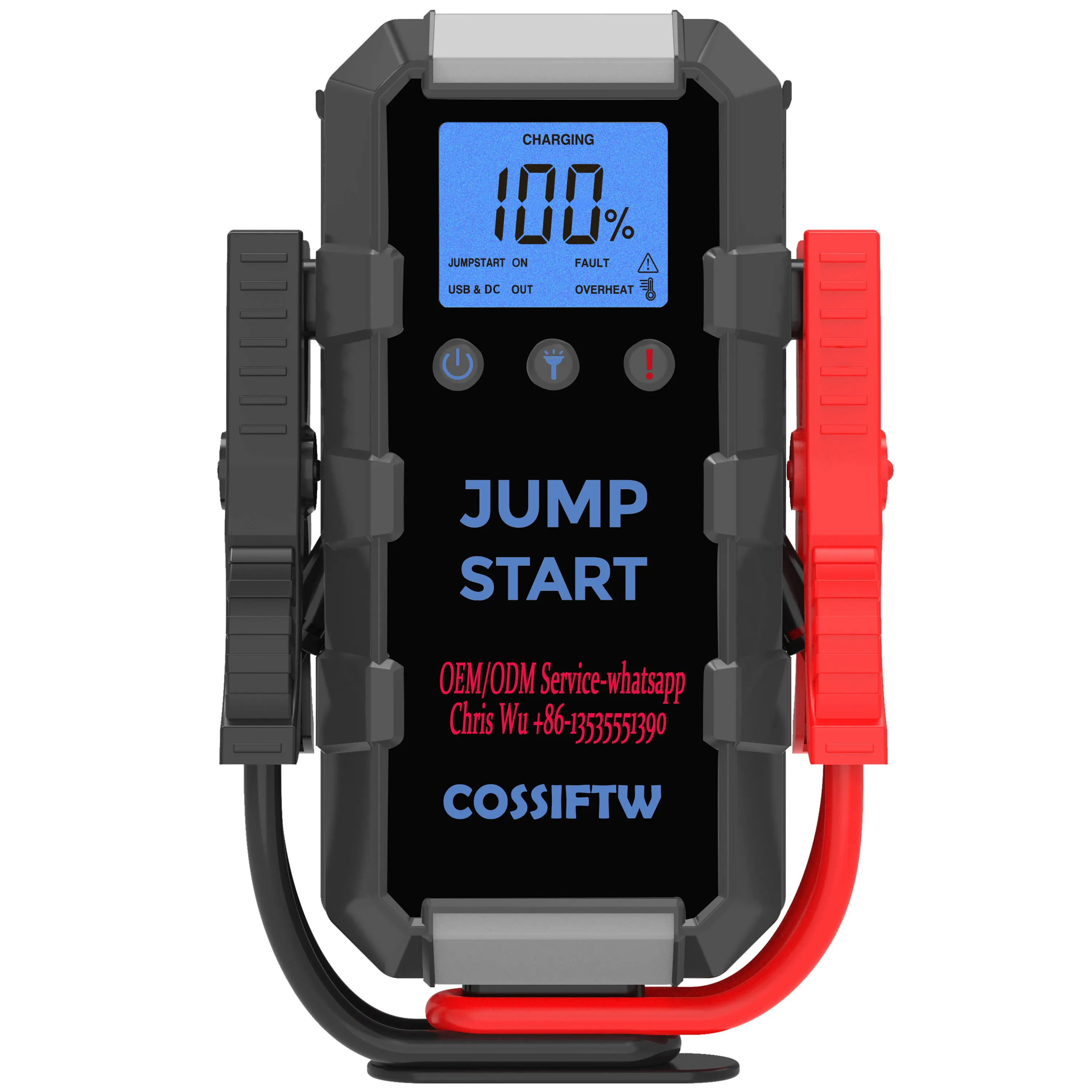 Стартер для автомобильного аккумулятора COSSIFTW Boost 6000A Supersafe