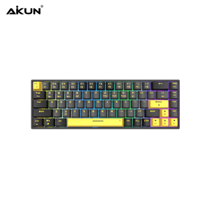Teclado para juegos recargable inalámbrico de modo triple con interruptor mecánico-Junta 4 Estructura-Retroiluminación RGB-Multi OS-Pantalla inteligente - Product Image 2