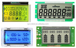 Günstiger Preis Benutzer definiertes Segment LCD-Display Segment zeigt Bildschirm TN Positiv 3,3 V kein Controller keine Hintergrund beleuchtung 7-Segment-LCD-Anzeige