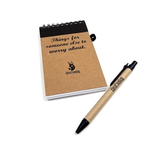 Diseño personalizado Mini Memo Sticky Notes Cuaderno de papel Kraft con bolígrafo Envío rápido - Product Image 2