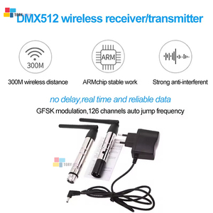 2.4G Wireless DMX-Controller-Konsole DMX512 XLR 3-poliger Wireless-Sender - Product Image 2