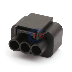 3 vías 1743271-2 impermeable Auto condensador ventilador Motor enchufe conector enchufe con bloque de terminales arnés de cables para Hyundai Kia - Product Image 2