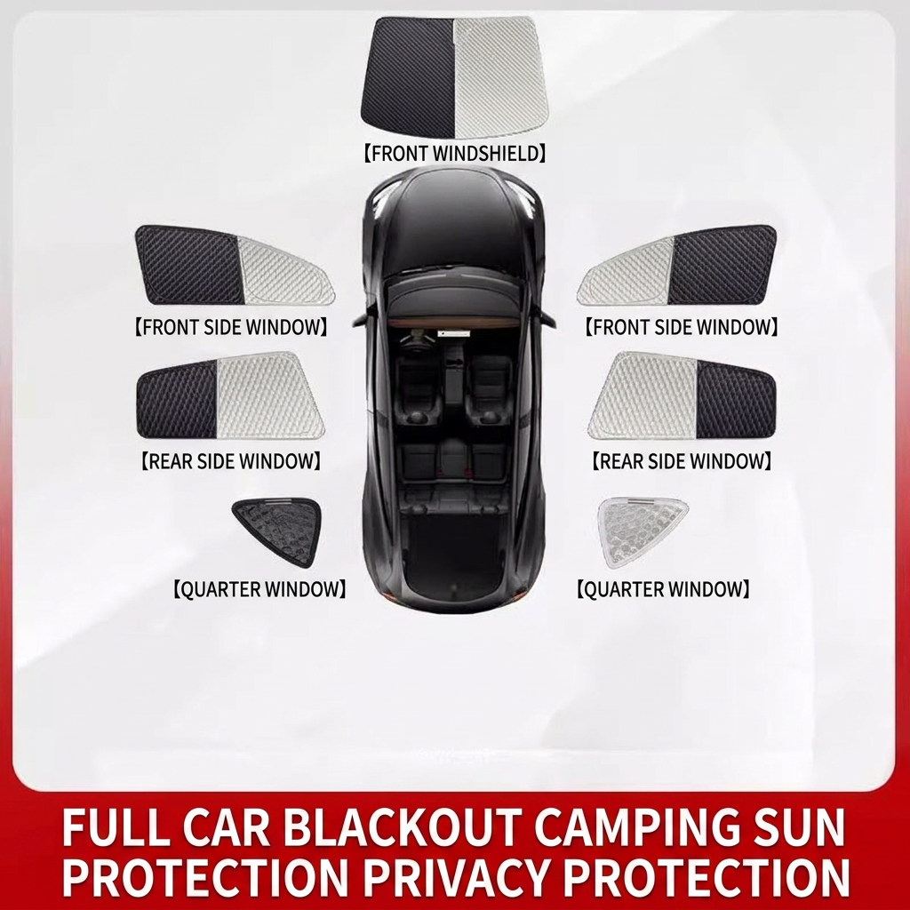 (Small Checkerboard Six-Layer Thick) Full Car Set 7pcs