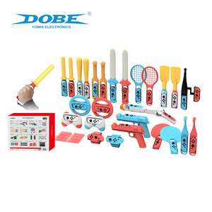 DOBE fabrika doğrudan tedarik 30 1 spor oyun kiti el kavrama direksiyon Nintendo anahtarı OLED oyun konsolu aksesuarları için - Product Image 2