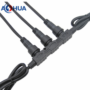 定制Paralel/系列接线图照明分配器M19-02 F形2PIN母插座300V 10A Naylon DC电源插头 - Product Image 5