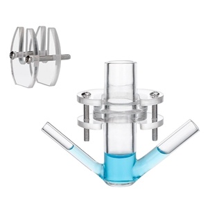 Franz đôi bên ống 20mm Franz transdermal khuếch tán tế bào phẳng vòi phun Khuếch tán xe tăng với Acrylic kẹp - Product Image 5