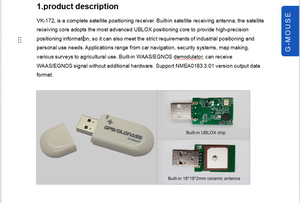 USB GPS G-Mausmodul Glonass Beidou Schnittstelle Navigation Windows Linux Raspberry PI VK-172 G Maus Fahrzeug GPS Navigation - Product Image 4