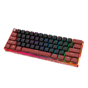 TOPSTYLE Teclados de computadora Teclado mecánico RGB Intercambio en caliente PBT Tecla de transferencia de calor Tipo C carga Bluetooth 5,0 teclado - Product Image 4