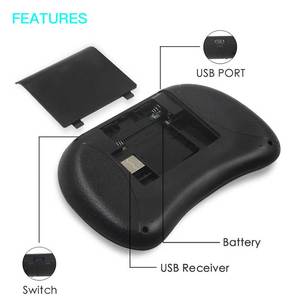Oem-miniteclado inteligente portátil, ergonómico, personalizado, usb, led, rgb, retroiluminado, colorido, touchpad - Product Image 3