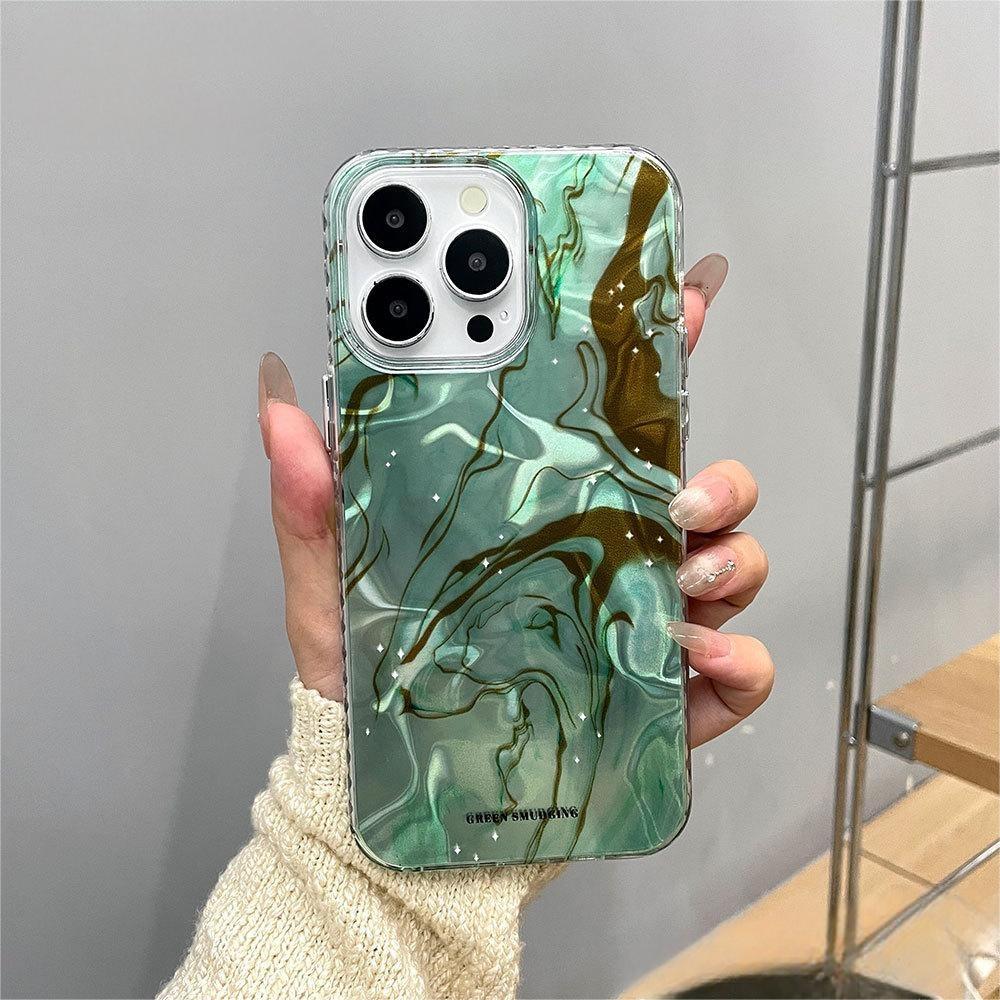 Franja degradada verde-marrón