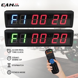 Produttore più modalità Fitness 2.3 pollici digitale conto alla rovescia orologio da allenamento portatile LED intervallo Timer per palestra a casa - Product Image 2