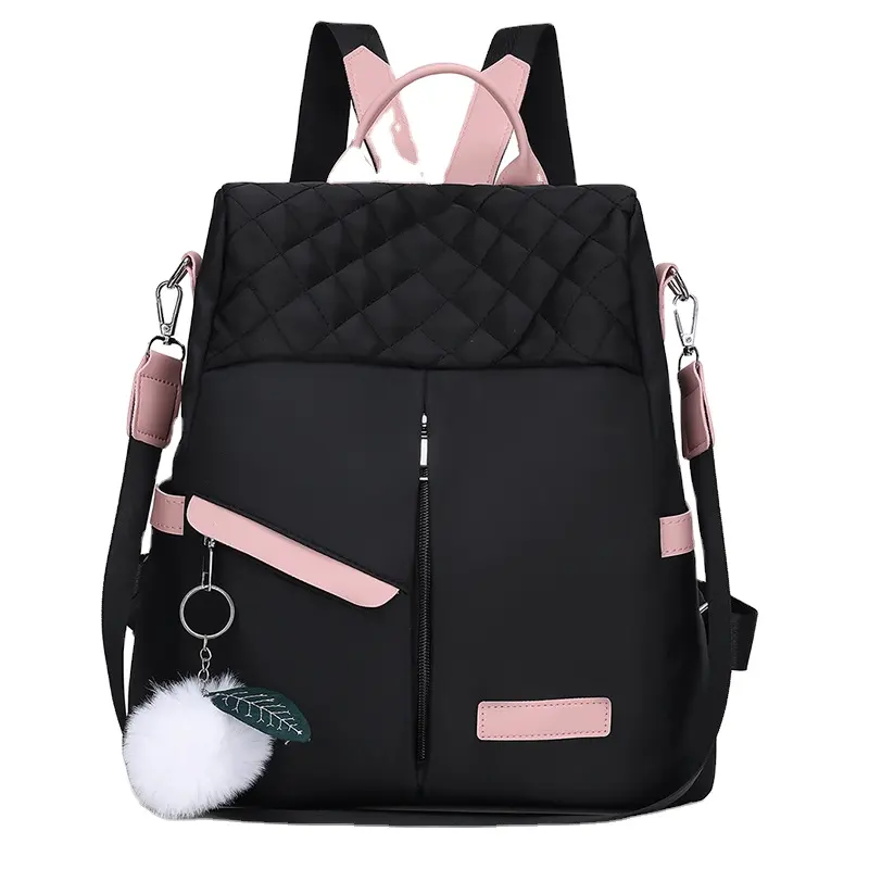 Sac à dos décontracté en cuir de voyage antivol sac à dos tendance pour femmes sac à dos pour ordinateur portable sac d'école pour filles du collège