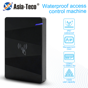 125Khz 13,56 Mhz Lector de tarjetas de control de acceso Wiegand 26 34 Lector de tarjetas de proximidad lP65 Seguridad a prueba de agua RFID EM Lector de tarjetas de identificación - Product Image 2