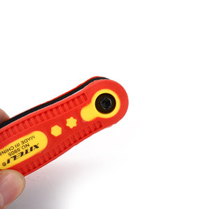 XITELI 8 In 1 çapraz Torx düz yuvarlak kafa altıgen anahtar katlanır Allen anahtarı mobilya açık için bisiklet tamir aracı seti - Product Image 6