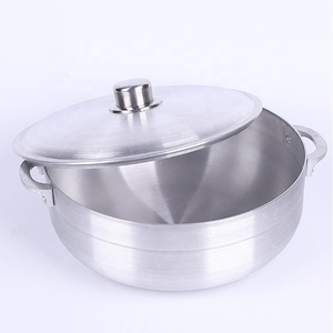 Hot bán 12 miếng nhôm canh nồi đặt đôi dưới đồ dùng nhà bếp nấu ăn nồi Set <span class=keywords><strong>Cookware</strong></span> Set - Product Image 6