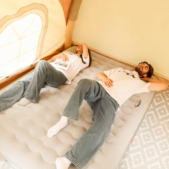 Matelas gonflable Peirhw pour lit à air couleur de forme de rangement simple peut être personnalisé lit auto-gonflé
