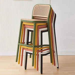 Xuất hiện cao cấp màu nhựa cao ghế nhà Stackable bảng phân mặc cả mặc cả sang trọng thanh ghế - Product Image 4