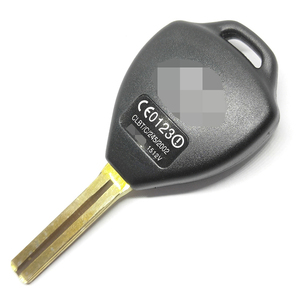 T-oyota için mükemmel kafa araba anahtarı kabuk konut Fob 3 düğmeler yedek akıllı uzaktan anahtar - Product Image 3