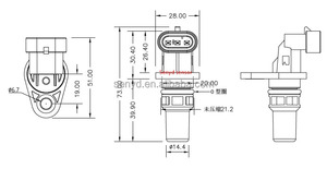Sensor de rotación de alta velocidad para maquinaria agrícola Tecnología de sensor de proximidad - Product Image 2