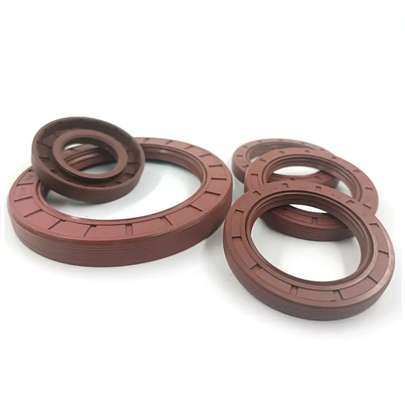 Free Sample Wholesale FKM Material Brown TC Rubber Oil Seal TG Reducer Shaft Oil Seal