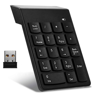 Factory Direct Supply <strong>Mini</strong> 18 Keys Digital <strong>Numeric</strong> <strong>Keypad</strong> Financial Accounting Numpad for Laptop/Notebook Financial Gaming - Product Image 1