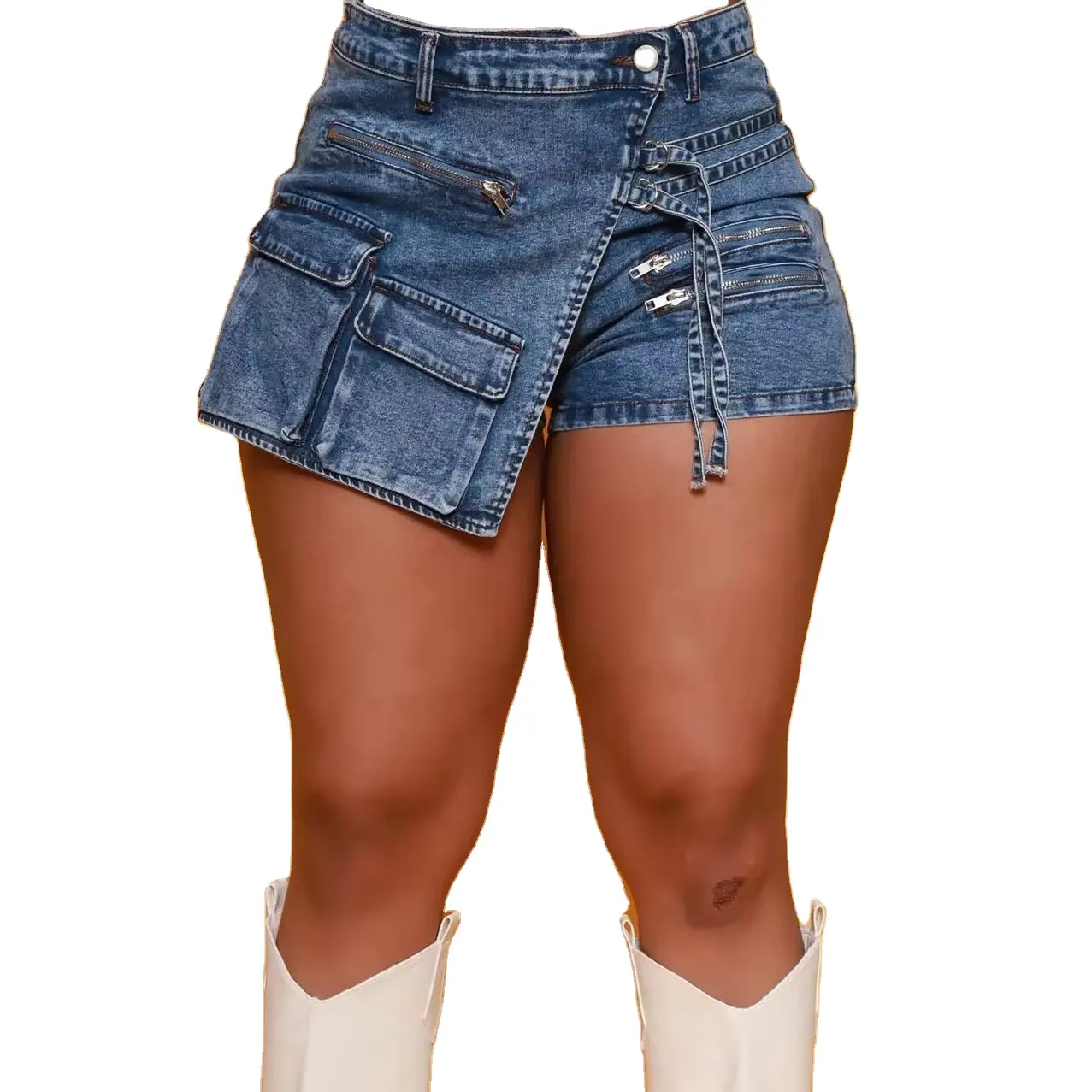 Nuovo design skinny sexy e sottile da ragazza jeans stretti stretti giovani ragazze sexy skinny jeans pantaloni per donna con tasche cargo