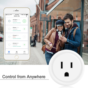 Tuya US Standard Mini Smart <strong>Socket</strong> <strong>16A</strong> 100-240V AC Wifi Plug Wifi Remote Control Tuya Home Power Mini Electrical Smart Plug
