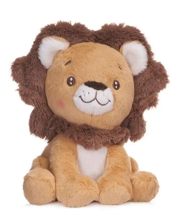 Nuovo bestseller zoo animali marrone leone peluche peluche 1688 lo shopping online