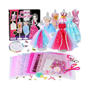 ファッションウェディングドレスデザインキットDIY服デザインキッズガールズ大人のためのアート & クラフトキット - Product Image 1
