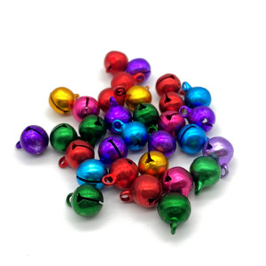 Toptan dekoratif renkli noel jingle küçük çanları DIY - Product Image 3