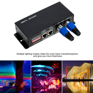 Лидер продаж, 4 канала DMX512 декодер 16A rgbw управление dmx512 DMX512 Контроллер dmx декодер dmx для сценического освещения - Product Image 3