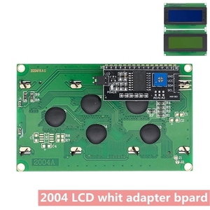 LCD2004 I2C 2004 20x4 2004A Blauer/grüner Bildschirm HD44780 Zeichen LCD/mit seriellem IIC/I2C-Schnittstellenadaptermodul für Arduino