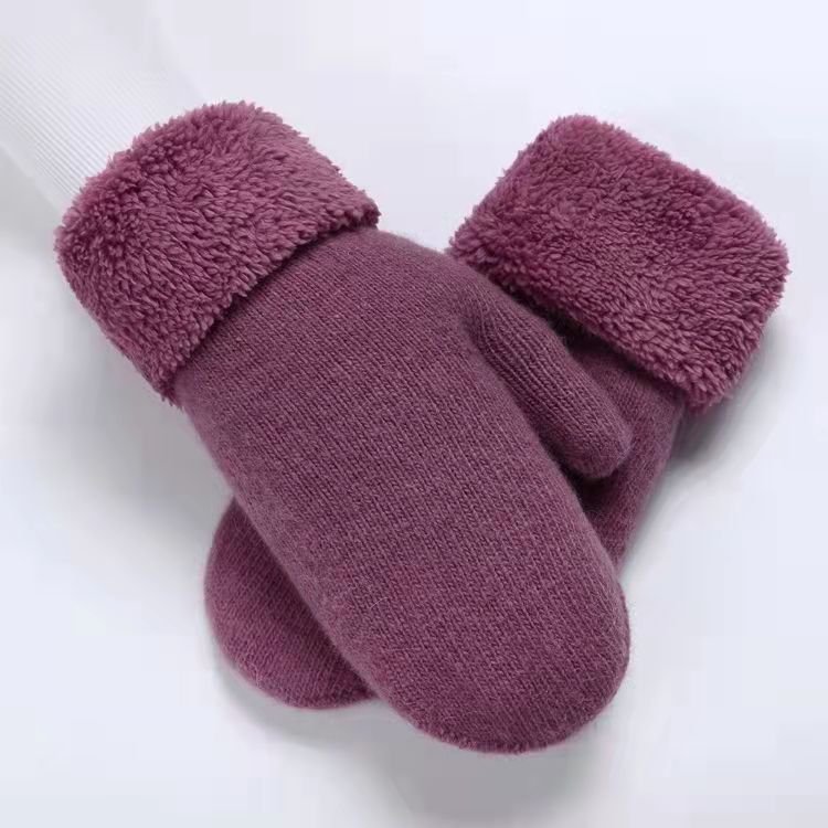Wool bag cover wine red
