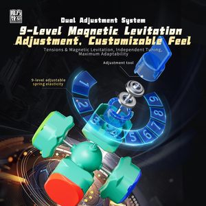 RS3M V5 3x3x3スピードキューブステッカーレスプロボールコアUV Maglevマジックキューブロボット3Dパズルマジックトイ子供 & 大人用 - Product Image 2