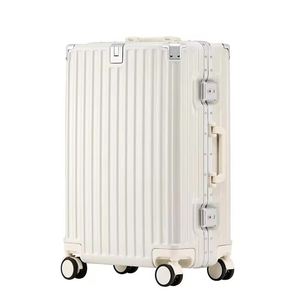 Luxury Custom Design Classic Style Durable Light Quiet Aluminum Frame ABS PC Suitcase 8 Spinner Wheels <strong>TSA</strong> Lock <strong>Carryon</strong> Luggage - Product Image 5