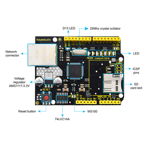 Keyes tudio Expansion Development Board W5100 Ethernet Shield für Arduino Motor Shield