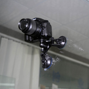 トリプルサクションカップマウントDJI OSMOアクション5 4 3 GoPro 13 12 11 10 9 8付き1/4 "Insta360 X5 X4 X3用標準スレッドアダプター - Product Image 3