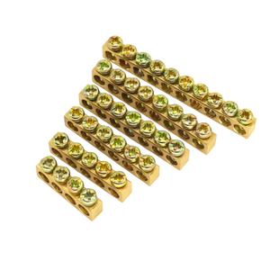 Bloque de terminales de tornillo de latón-Conector eléctrico de aleación de cobre para instalación de caja de distribución y fijación de cables - Product Image 5