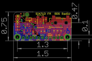 TaidacentI2Cデジタルワイヤレスマイク監視Si4713FMステレオラジオ送信機モジュール (RDS/RDBS付き) - Product Image 4