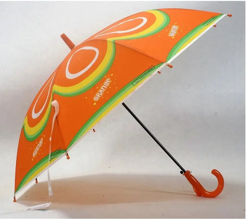 جديد تصميم parapluies transparents منظمة مظلة طفل طفل الكرتون الفواكه مظلة طباعة sombrilla