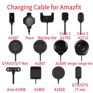 A1607 Pace Bip Lite Core 2 GTR GTS T-REX Verge LiteピンQuick Use WearProスマートウォッチ充電器 (Huami Amazfit用) - Product Image 2