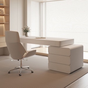 Banco DE TRABAJO modular de lujo en forma de L Escritorio de oficina Boss de administración de hogar móvil fuerte con diseño moderno de fácil montaje - Product Image 1
