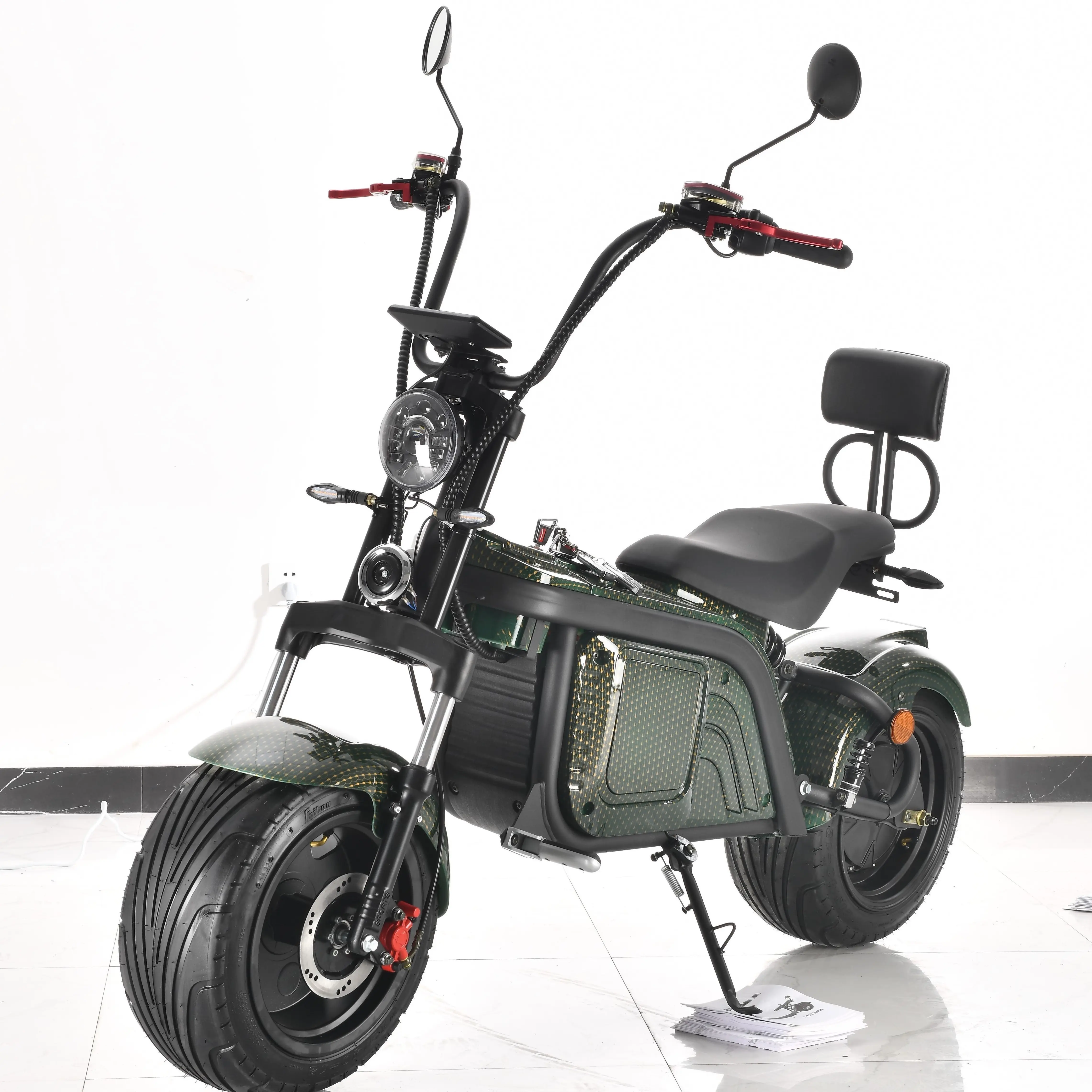 Scooter elettrico a 10 pollici ecologico a 2 ruote/motociclo elettrico adulto fatto In cina