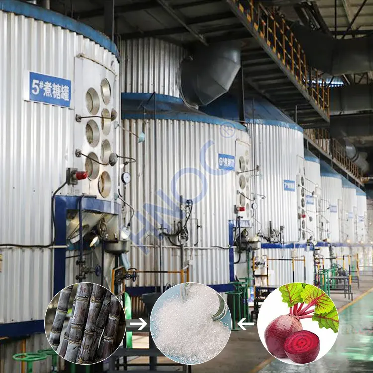 Linea di produzione di zucchero di canna a macchina per la produzione di zucchero raffinato di fruttosio