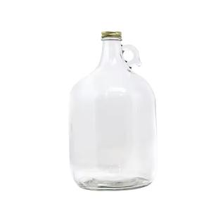 1升1.5升加州威士忌透明红酒瓶大容量伏特加玻璃瓶/带瓶盖/带手柄 - Product Image 5