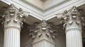 Архитектура отеля, декоративный цементный столб, Коринфский столб, столб, белая римская колонна, столица - Product Image 6